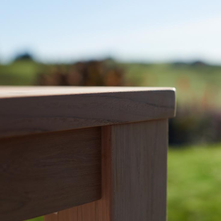 Devon Couper Teak Outdoor Dining Table - 2400 *Marked*