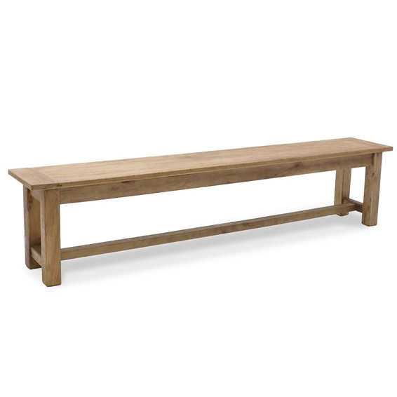 Elm Dining Bench Seat - 210cm