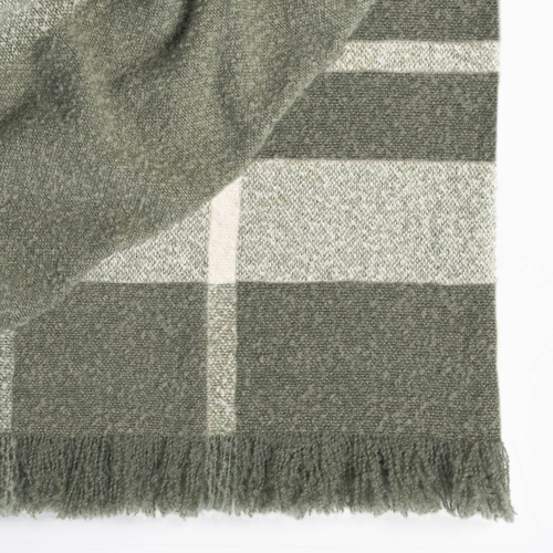 Grange NZ Wool Throw Spruce Made in NZ Greenslades Furniture
