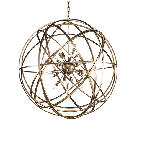 Halo Nest Pendant Light - Brass