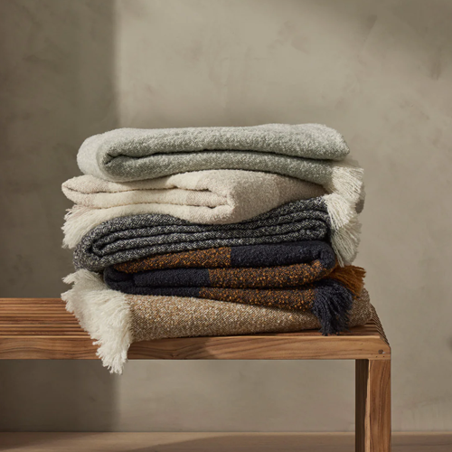 Havelock NZ Wool Throw - Natural - Made in NZ