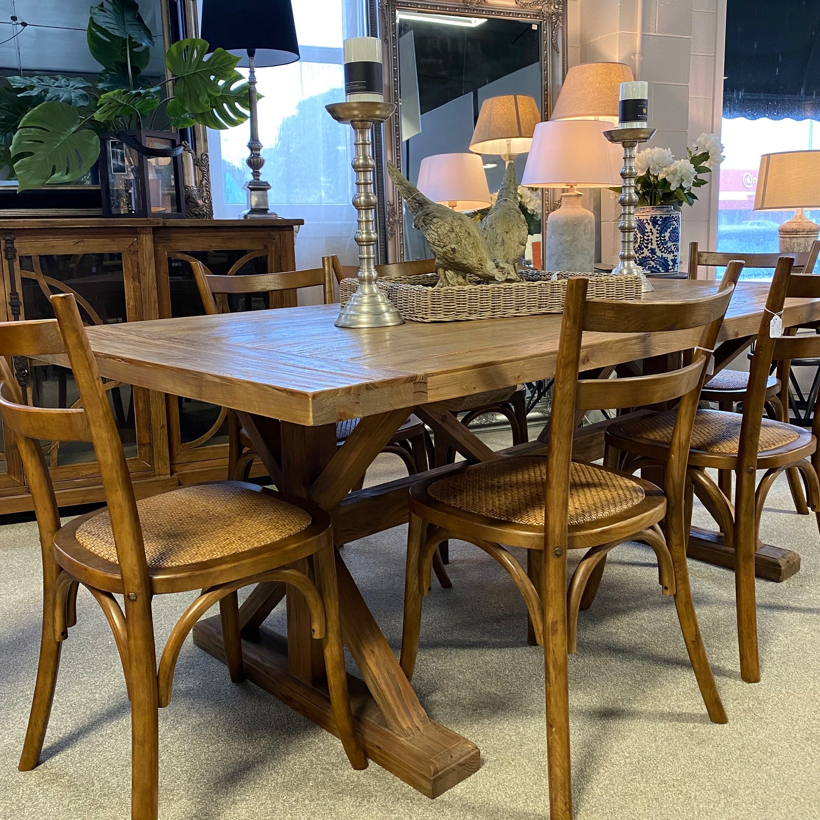 Slat Back Dining Chair