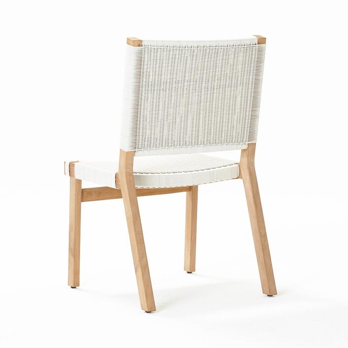 Devon Jackson Outdoor Dining Chair - White - *1 Left