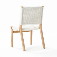 Devon Jackson Outdoor Dining Chair - White - *1 Left