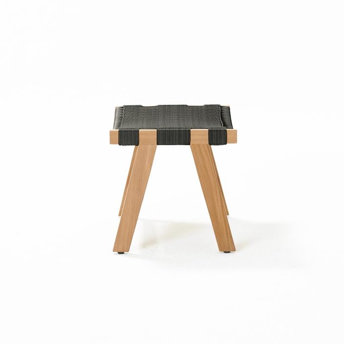 Devon Jackson Outdoor Footstool - Shadow Grey