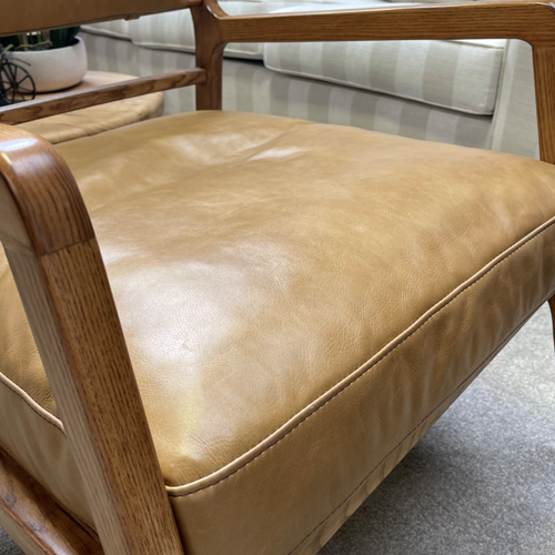 Kansas Leather Armchair - Tan