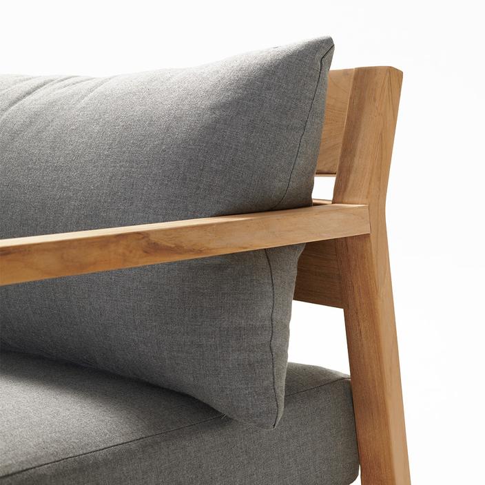 Devon Kisbee Outdoor 2 Seater Sofa  - 'Cast Slate'