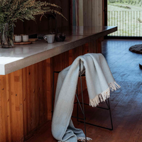 Weave Magnus NZ Wool Throw - Duck Egg