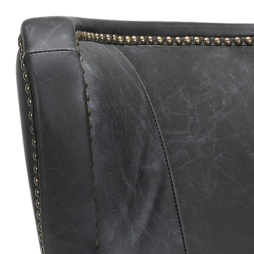Artwood Mischa Armchair - Aged Black Leather