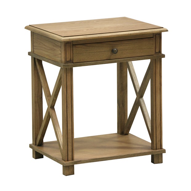 Harper Natural Oak Bedside Table