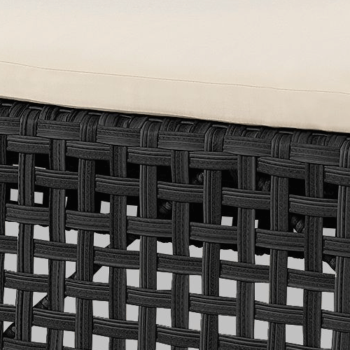 Artwood Orlando Outdoor Lounger - Classic Black