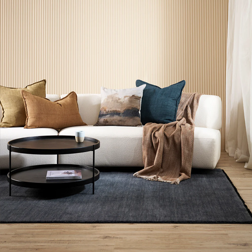 Baya Sandringham Floor Rug - Storm Blue - 200cm x 300cm