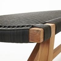 Devon Sawyer Teak Outdoor Bench Seat - Shadow Grey - 1800