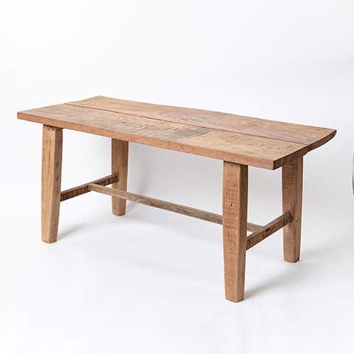 Teak Wide Bench - Natural