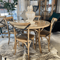 Vienna Elm Round Dining Table
